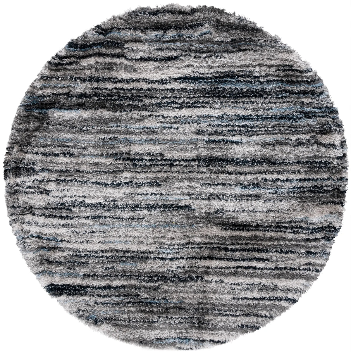 Safavieh Cloud Shag 6'-7" x 6'-7" Rug in Grey / Blue