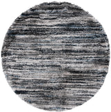 Safavieh Cloud Shag 6'-7" x 6'-7" Rug in Grey / Blue