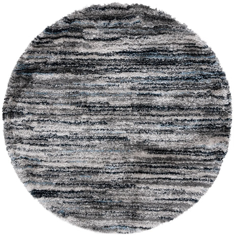 Safavieh Cloud Shag 6'-7" x 6'-7" Rug in Grey / Blue