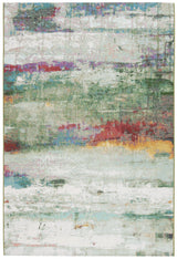 Safavieh Barbados 500 4'-0" x 6'-0" Rug in Green / Blue Purple