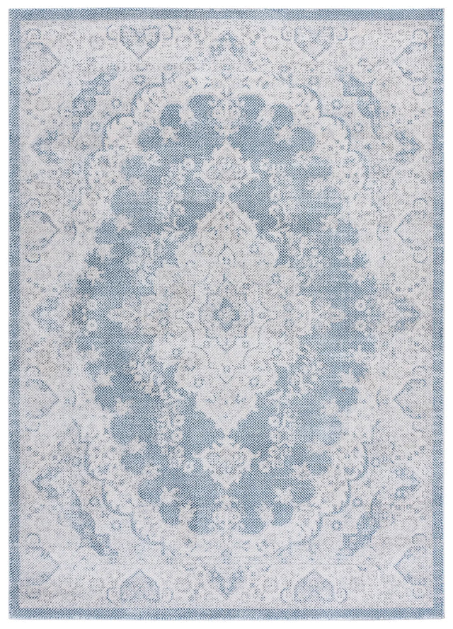 Safavieh Harrison 4'-0" x 6'-0" Rug in Blue / Ivory