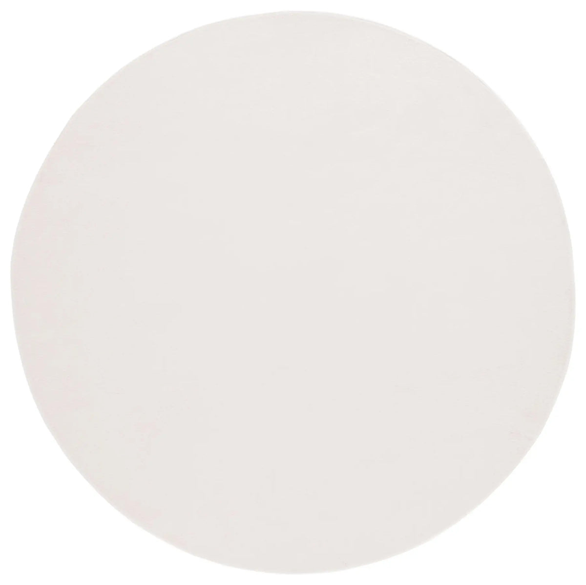 Safavieh Faux Rabbit Fur 6'-0" x 6'-0" Rug in Beige
