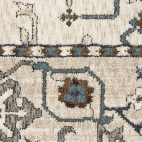 Oriental Weavers Sphinx Ellington Ell10 Ivory/ Blue Rug - room scene 2