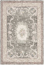 Safavieh Aubusson 4'-0" x 6'-0" Rug in Ivory / Charcoal