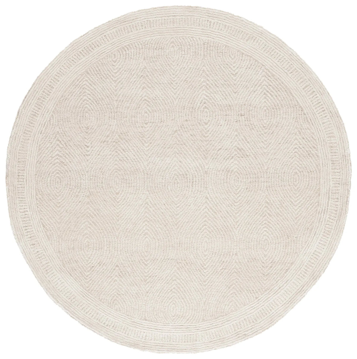 Safavieh Abstract 6'-0" x 6'-0" Rug in Ivory / Beige