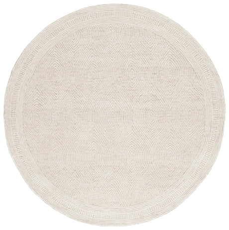 Safavieh Abstract 6'-0" x 6'-0" Rug in Ivory / Beige