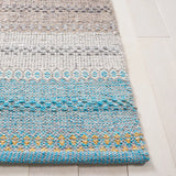 Safavieh Montauk 4'-0" x 6'-0" Rug in Grey / Orange