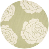 Safavieh Cambridge 6'-0" x 6'-0" Rug in Lime / Ivory