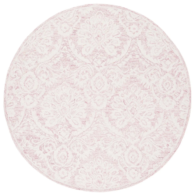 Safavieh Blossom 6'-0" x 6'-0" Rug in Pink / Ivory