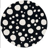 Safavieh Cambridge 6'-0" x 6'-0" Rug in Black / Ivory