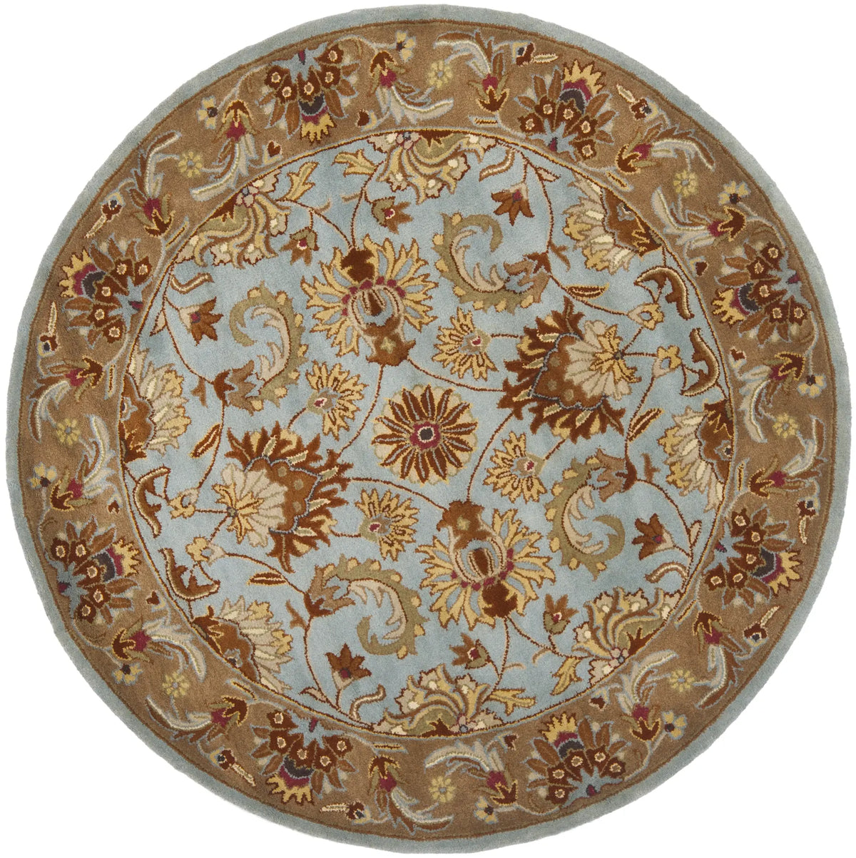 Safavieh Heritage 6'-0" x 6'-0" Rug in Blue / Beige