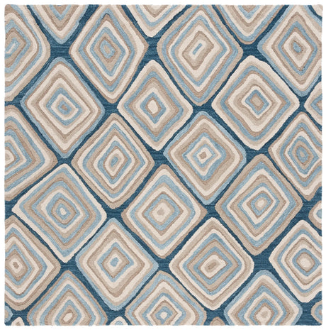 Safavieh Aspen 6'-0" x 6'-0" Rug in Blue / Beige