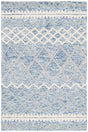 Safavieh Glamour 4'-0" x 6'-0" Rug in Blue / Ivory