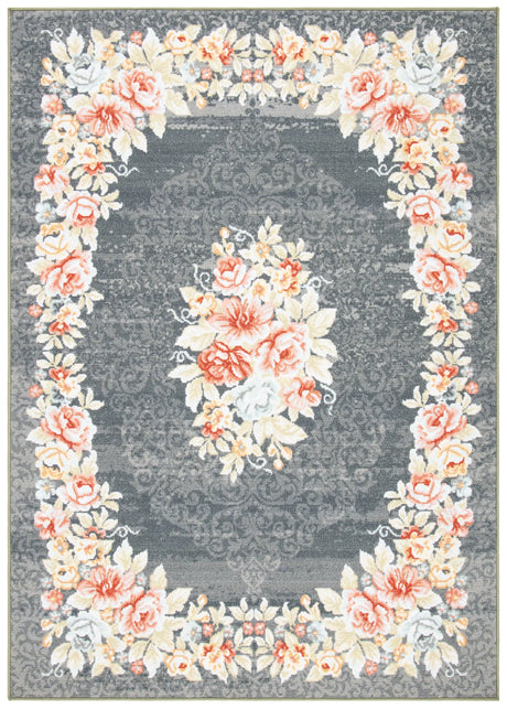 Safavieh Journey 4'-4" x 6'-0" Rug in Grey / Pink
