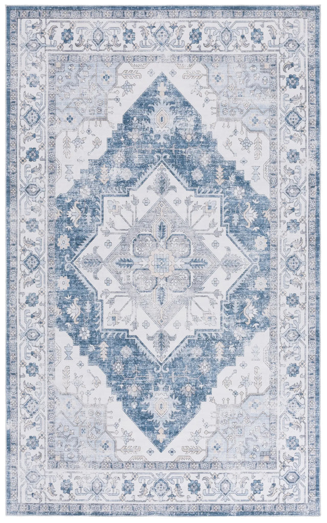 Safavieh Arizona 4'-0" x 6'-0" Rug in Ivory / Blue