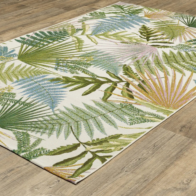 Oriental Weavers Sphinx Naples 1091X Ivory Rugs - angle detail