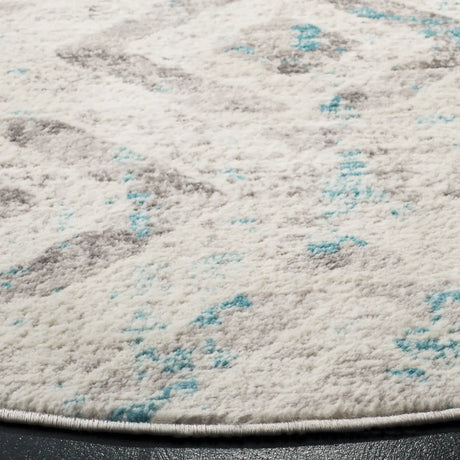Safavieh Skyler 6'-7" x 6'-7" Rug in Ivory / Blue