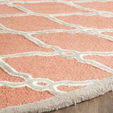 Safavieh Cambridge 6'-0" x 6'-0" Rug in Coral / Ivory