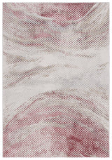 Safavieh Palma 4'-0" x 6'-0" Rug in Light Grey / Red