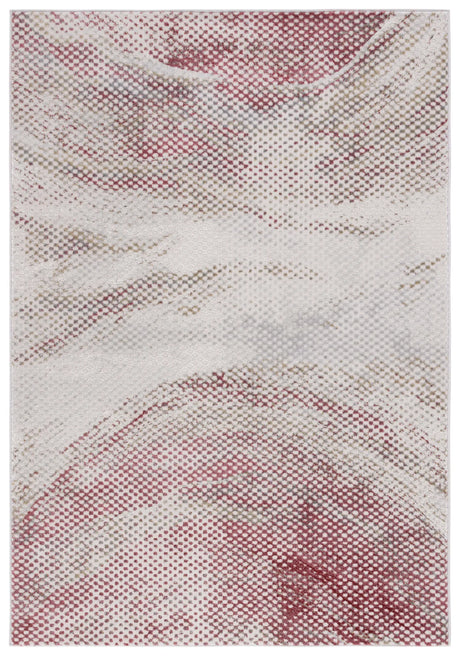 Safavieh Palma 4'-0" x 6'-0" Rug in Light Grey / Red