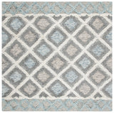 Safavieh Kenya 7'-0" x 7'-0" Rug in Ivory / Grey