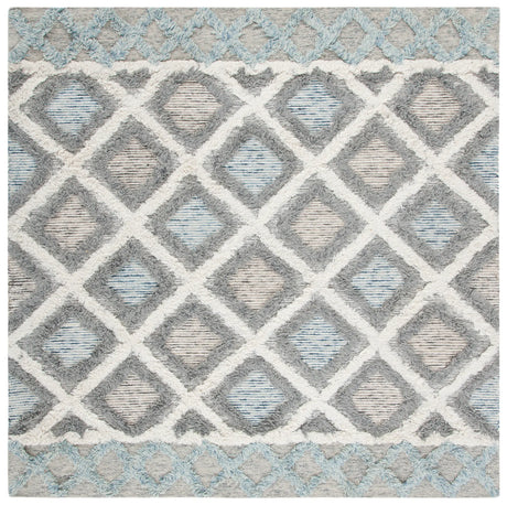 Safavieh Kenya 7'-0" x 7'-0" Rug in Ivory / Grey