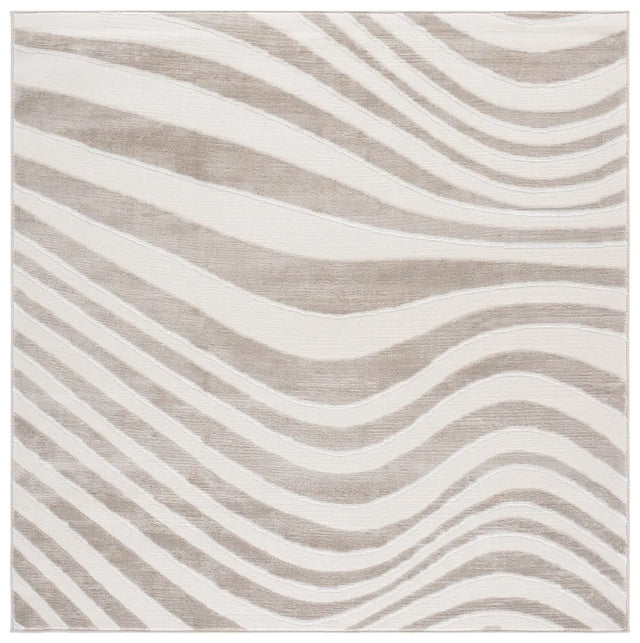 Safavieh Saylor 100 6'-3" x 6'-3" Rug in Beige White / Ivory