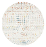Safavieh Tulum 6'-7" x 6'-7" Rug in Ivory / Pink