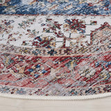 Safavieh Tucson 5'-0" x 5'-0" Rug in Blue / Red