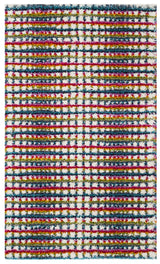 Safavieh Fiesta Shag 3'-0" x 5'-0" Rug in Cream / Multi