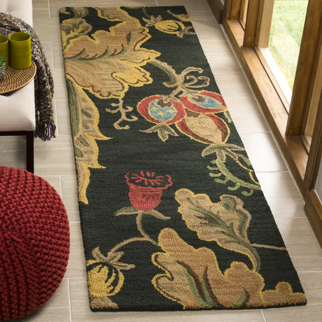 Safavieh Jardin 2'-3" x 8'-0" Rug in Black / Multi