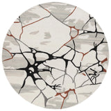 Safavieh Metro 6'-0" x 6'-0" Rug in Ivory / Grey