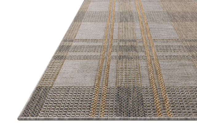 Loloi Birch BIR-05 Bone / Gold Rug - rug corner