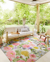 Loloi Botanical Bot-01 Ivory/Multi Rug - room scene 1