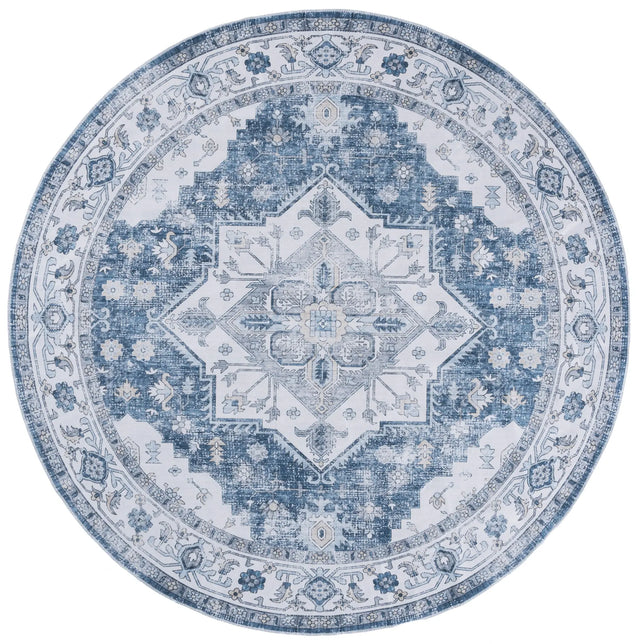Safavieh Arizona 6'-0" x 6'-0" Rug in Ivory / Blue