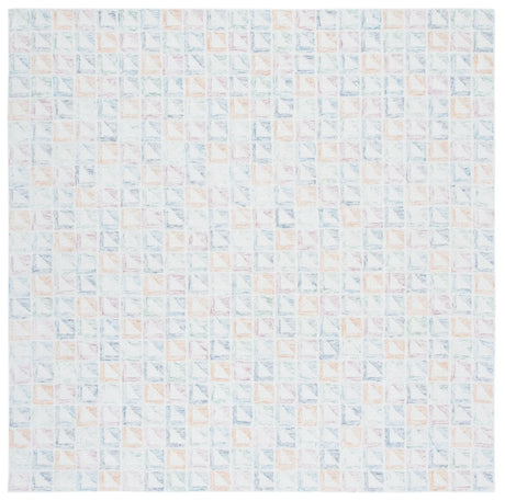 Safavieh Rodeo Drive 6'-0" x 6'-0" Rug in Ivory / Blue