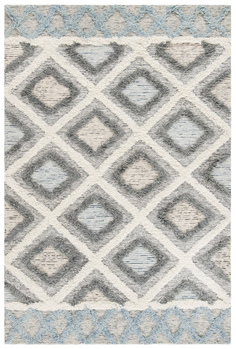 Safavieh Kenya 4'-0" x 6'-0" Rug in Ivory / Grey