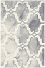 Safavieh Dip Dye 2'-0" x 3'-0" Rug in Grey / Ivory