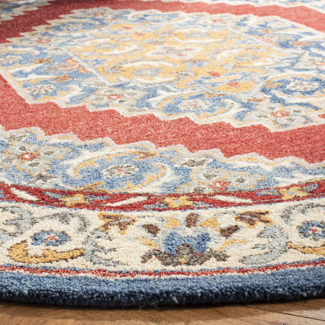 Safavieh Antiquity 6'-0" x 6'-0" Rug in Blue / Red