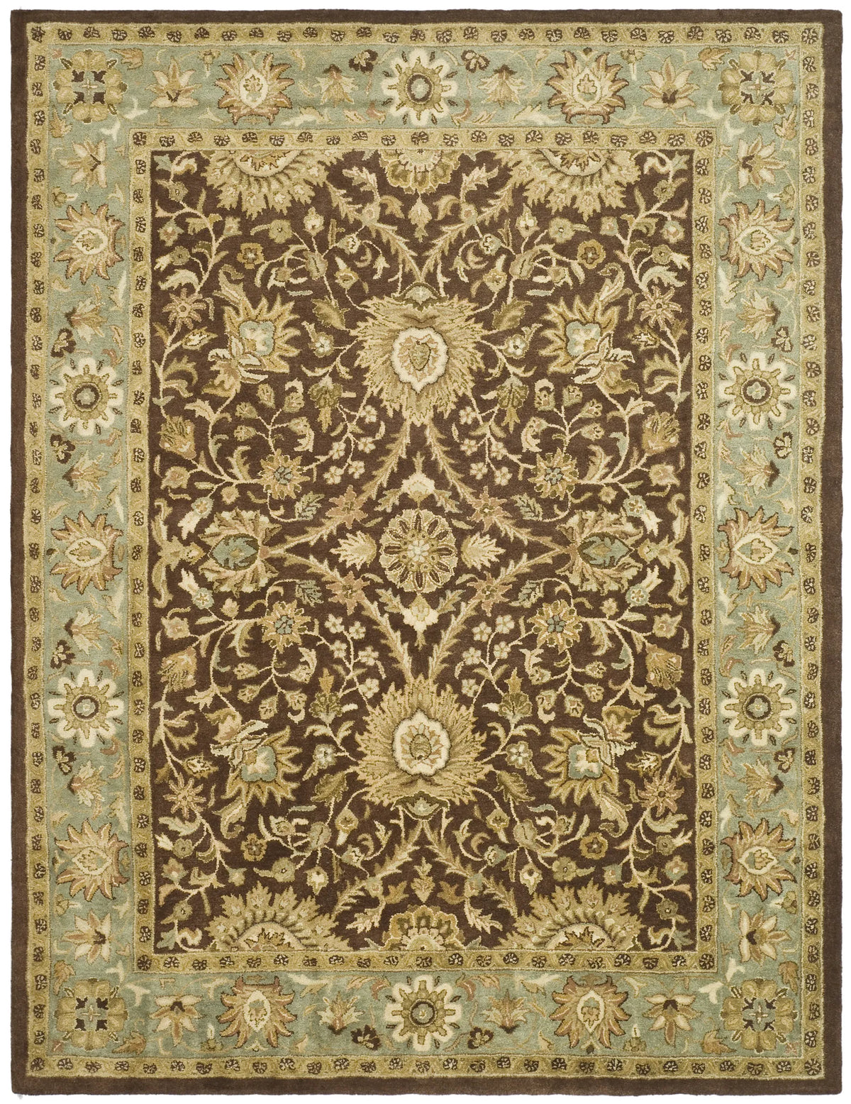 Safavieh Antiquity 9'-6" x 13'-6" Rug in Chocolate / Blue
