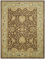 Safavieh Antiquity 9'-6" x 13'-6" Rug in Chocolate / Blue