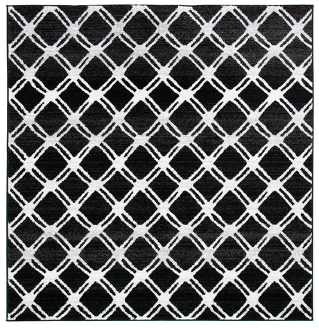 Safavieh Adirondack 6'-0" x 6'-0" Rug in Black / Light Grey