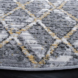 Safavieh Lagoon 6'-7" x 6'-7" Rug in Grey / Gold