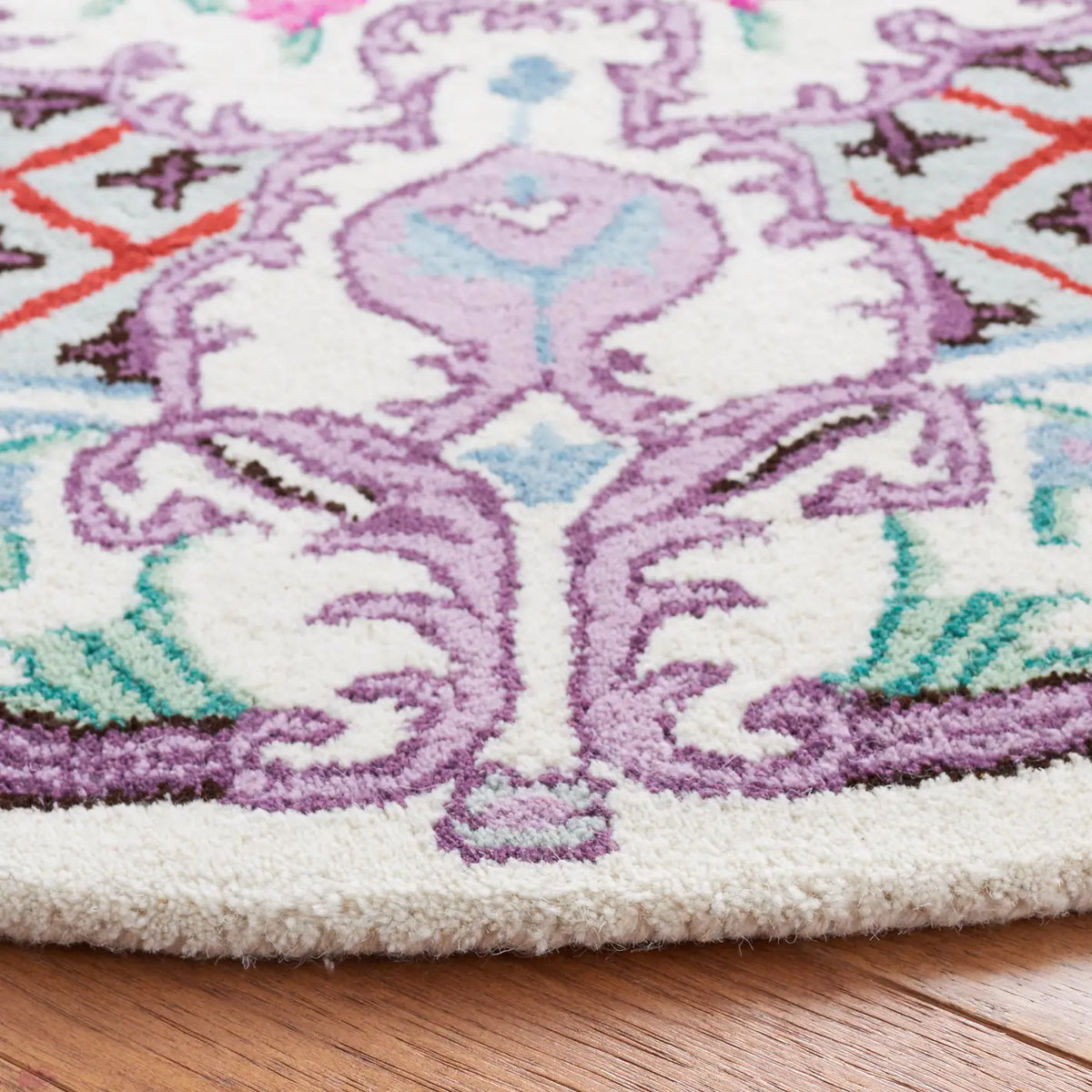Safavieh Bellagio 5'-0" x 5'-0" Rug in Ivory