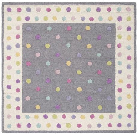 Safavieh Safavieh Kids 5'-0" x 5'-0" Rug in Grey / Multi