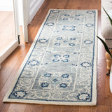 Safavieh Suzani 2'-3" x 8'-0" Rug in Grey / Ivory