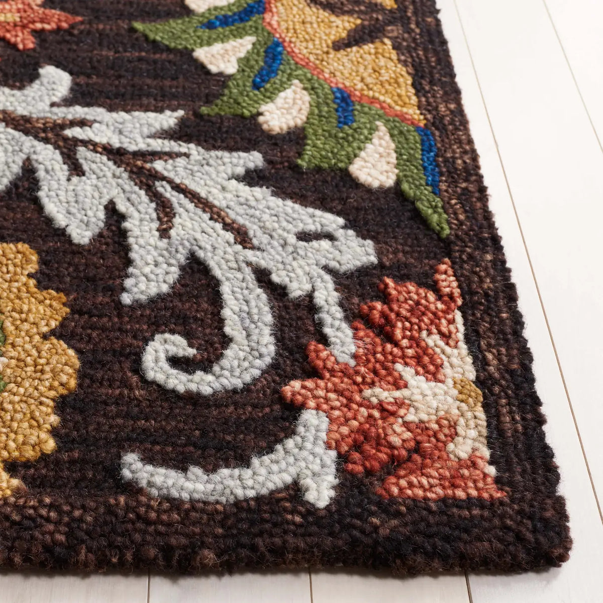 Safavieh Blossom 4'-0" x 6'-0" Rug in Brown / Orange