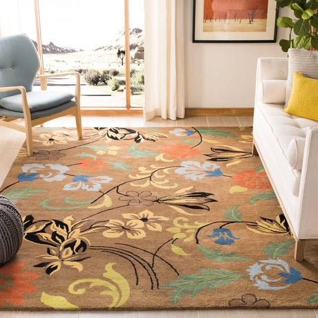 Safavieh Soho 9'-6" x 13'-6" Rug in Brown / Multi