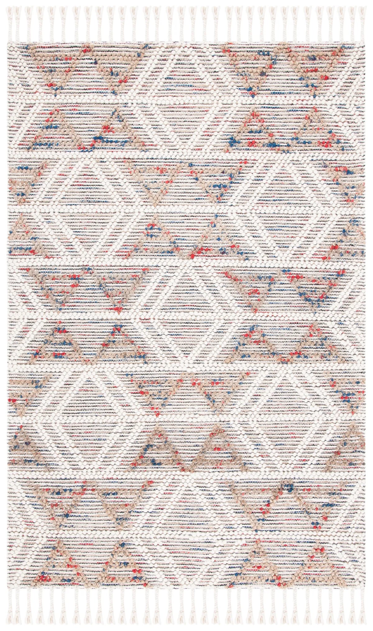 Safavieh Natura 4'-0" x 6'-0" Rug in Ivory / Red