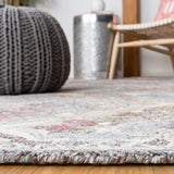 Safavieh Micro-Loop 4'-0" x 6'-0" Rug in Grey / Ivory